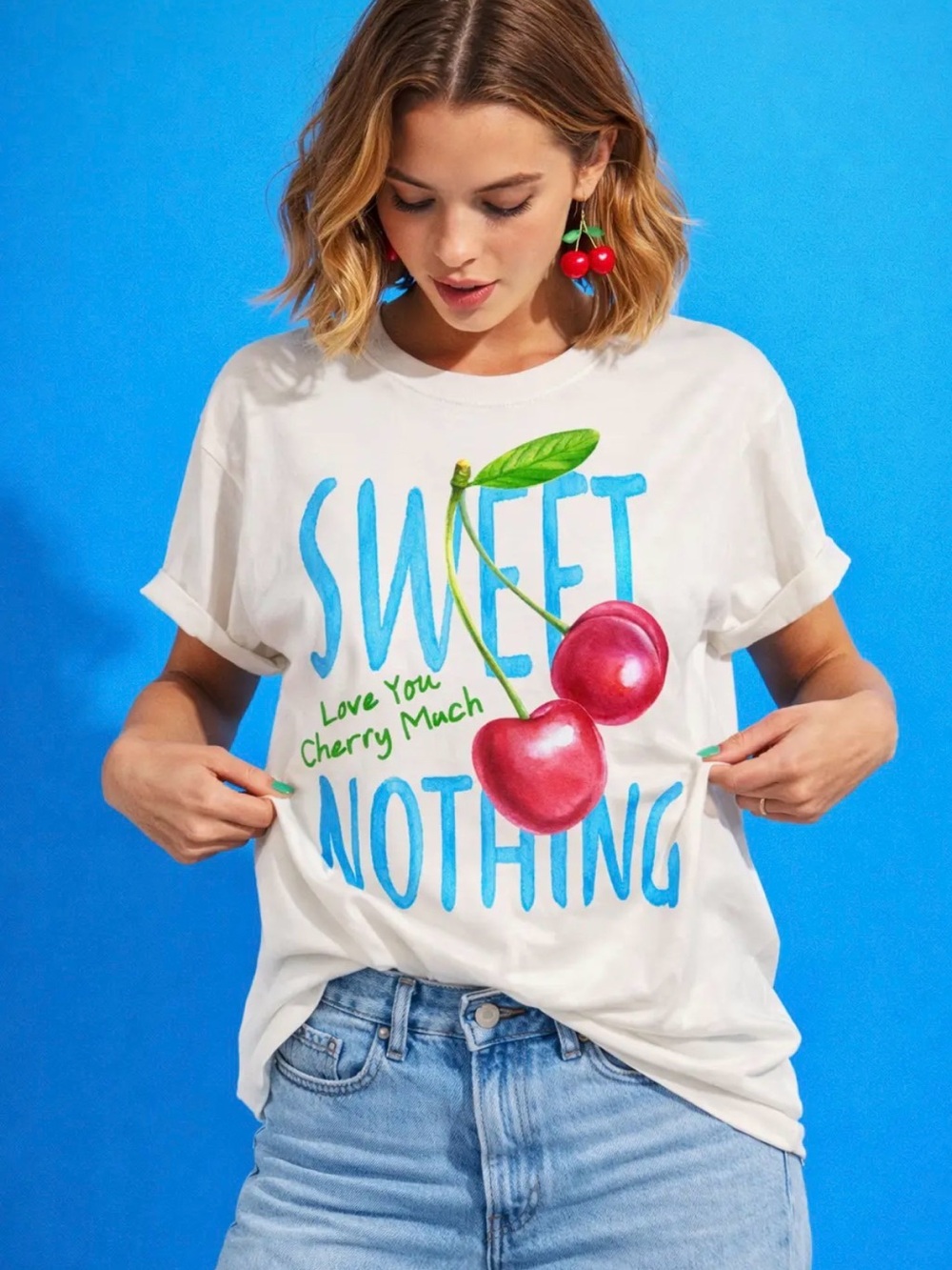 Sweet Nothing Cherry Tee